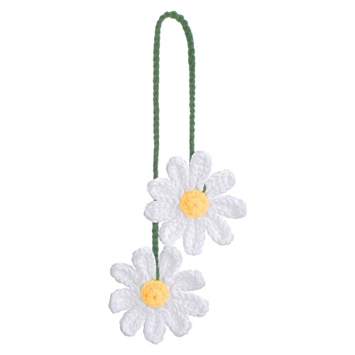 Crochet daisy car - car, accessories