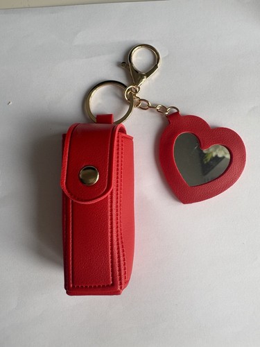 Leather lipstick holder - lipstick, with