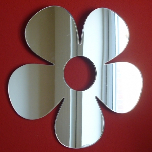 Daisy shaped acrylic mirrors - daisy,