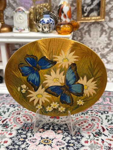 Vintage butterfly and daisy - vintage,