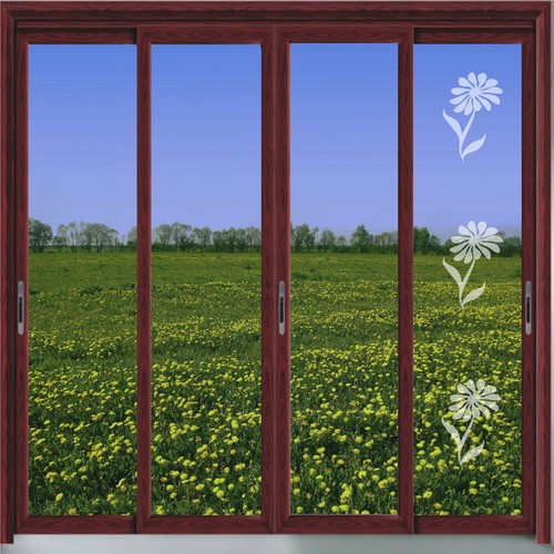 Daisy flower vinyl etch - daisy/flower,