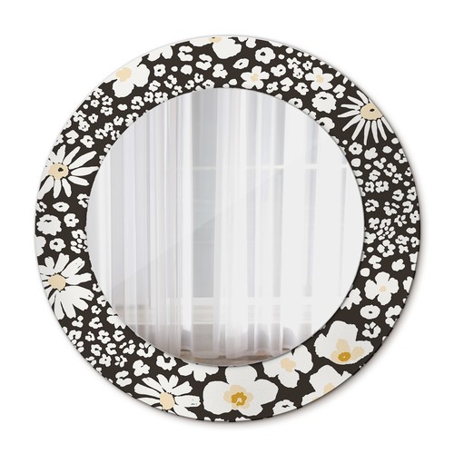 Modern round mirror with - round,